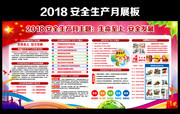 2018安全生产宣传月板报下载