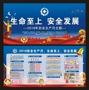 2018年安全生产月模板