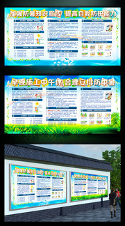 夏季防暑降温宣传展板图片