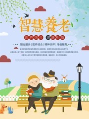 智慧养老海报