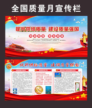 2018全国质量月展板