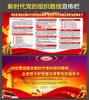 一图读懂新时代党的组织路线宣传栏