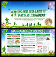2018全国矢量安全宣传周设计图