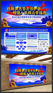 蓝色社区打击黑恶势力扫黑除恶宣传专栏
