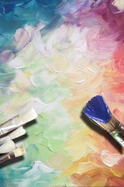 油画画笔背景图片下载