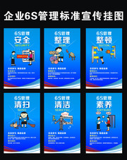 企业6S管理挂图模板