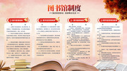 学校图书馆制度展板