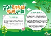 坚持可持续发展之路小报