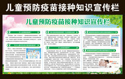 儿童预防疫苗接种知识安全宣传栏图片
