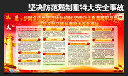 贯彻落实全国安全生产电视电话会议精神展板