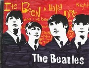 the beatles 披头士摇滚乐队头像装饰图片