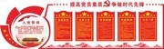 提高党员素质党建文化墙