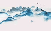 彩墨山水装饰画图片
