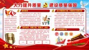 质量月宣传展板图片素材