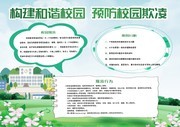 构建和谐校园预防校园欺凌手抄报