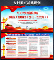 2018-2022乡村振兴战略规划宣传栏素材