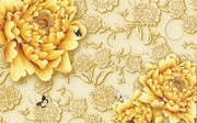 花开富贵浮雕装饰画