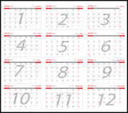 2019年台历画册 