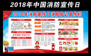 2018消防日主题宣教栏下载