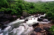 山涧流水图片