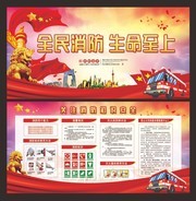 消防安全知识大气宣传栏