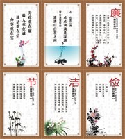  中国传统楼道文化挂图