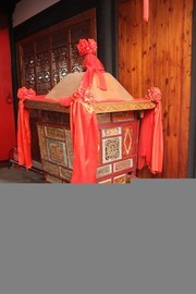 古代花轿轿子图片素材