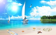 һ����˳��̲�羰װ�λ�ͼƬ