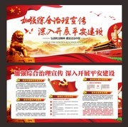 社区平安综合治理宣传栏