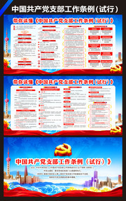 党支部工作条例试行宣传栏