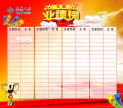 业绩榜榜单图片素材