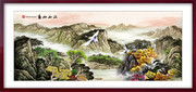 中国风水墨山水画图片