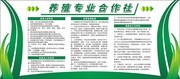 养殖专业合作社展板