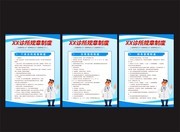 诊所规章制度展板设计