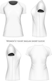 女士短袖服装设计图片