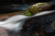 山涧水流摄影图片