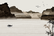 石纹壁画背景墙图片素材
