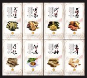 人参文化中医挂图模板