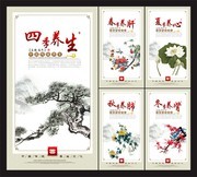 中国风养生展板设计