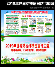 2019年世界结核病日主题展板
