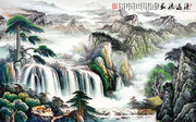 水墨山水画装饰画