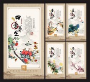 养生文化宣传挂画图片