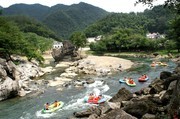 皖南石台县怪潭漂流图片