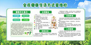 健康生活知识宣传栏图片下载