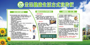 全民健康知识宣传栏模板素材