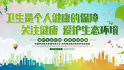 环境卫生公益展板图片