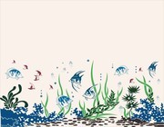 海底世界卡通壁画图片