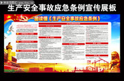 2019年生产安全事故应急条例展板下载