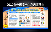 2019年全国安全月宣传栏图片