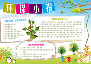 保护环境环保小报设计
